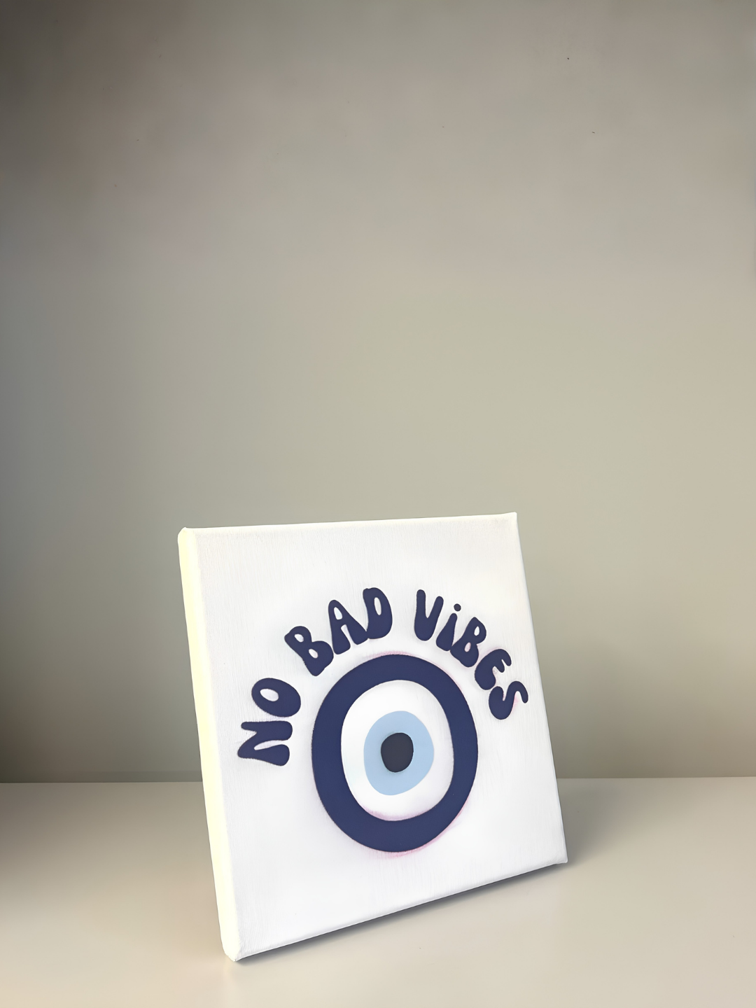 No Bad Vibes Rhinestone Kit 20x20 cm